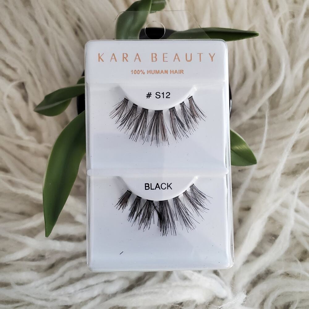Kara Beauty 100% Human Hair False Eyelashes S12